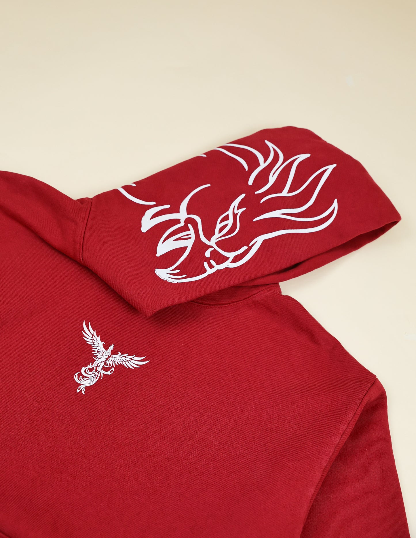 League Hoodie in Red