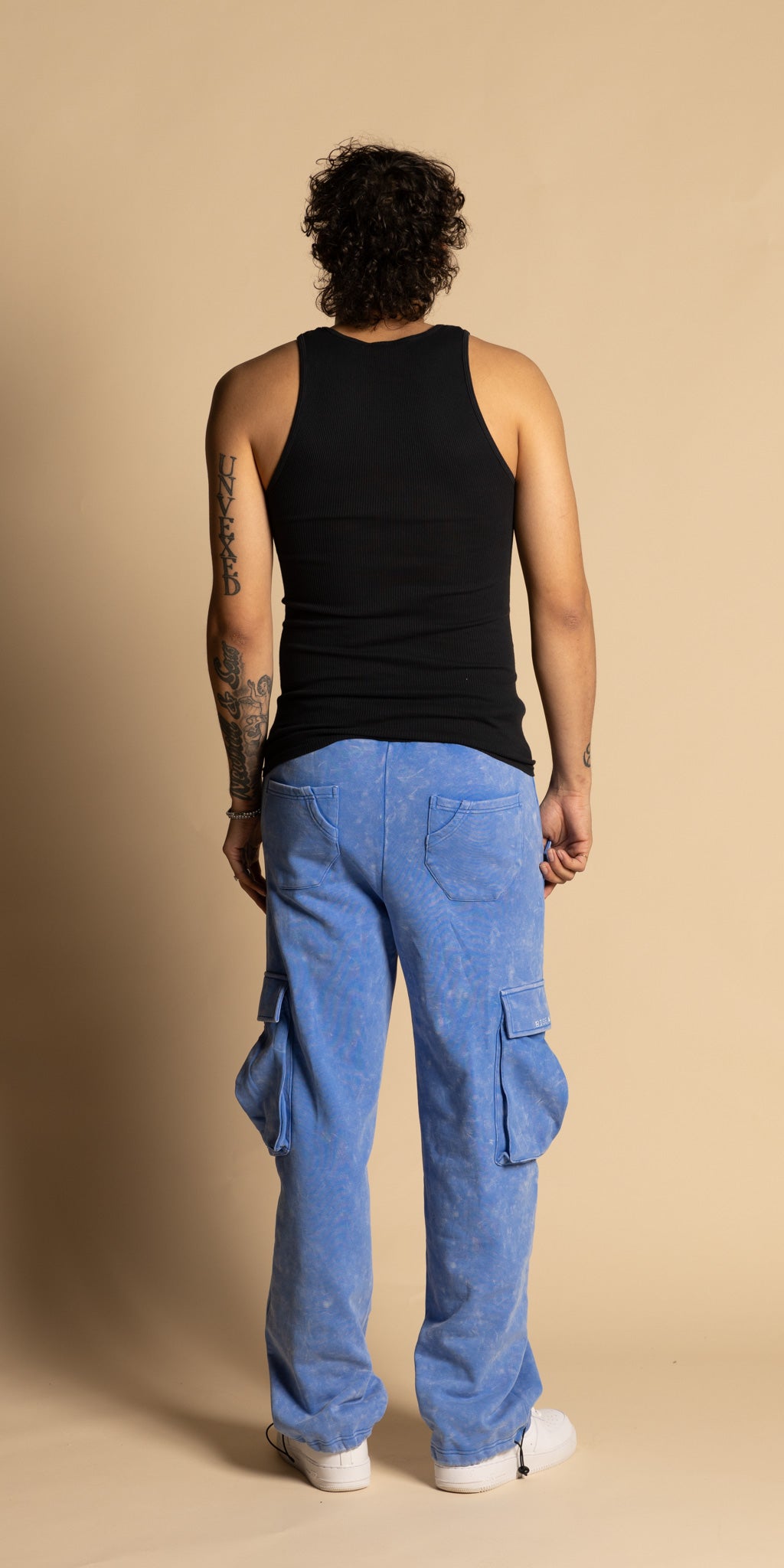 Flight Cargo Sweatpants in Blue