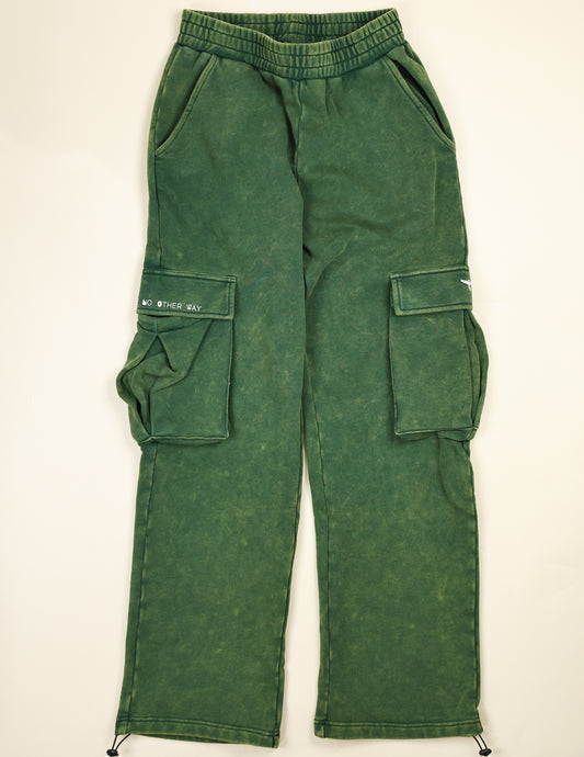 Flight Cargo Sweatpants in Green